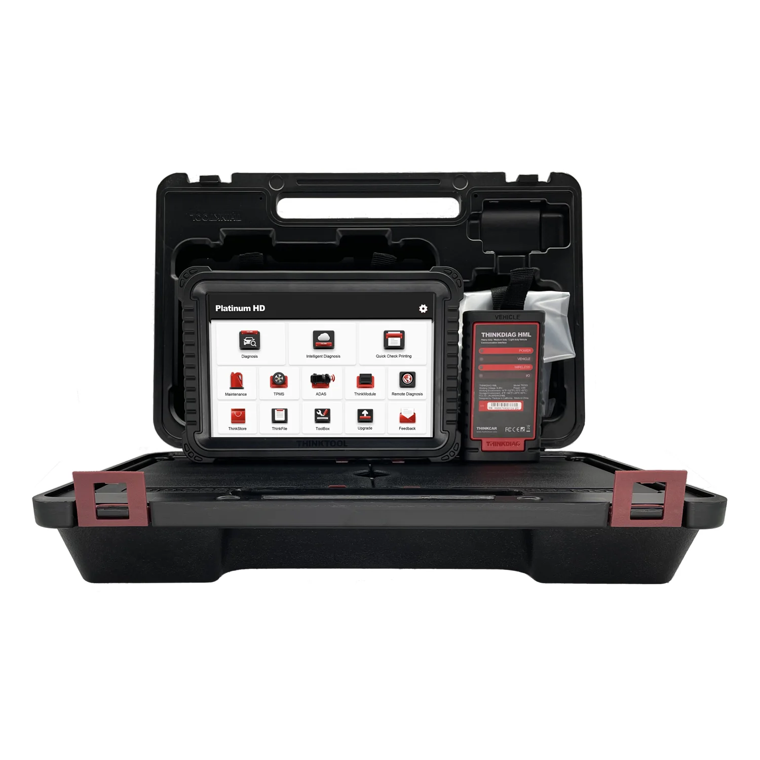 Thinkcar Platinum HD 10-Inch Heavy Duty Truck Diagnostic Scanner - Full System Bi-Directional Scan Tool for Diesel & Commercial Vehicles - Image 5