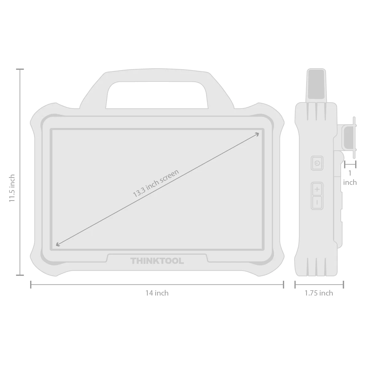Thinkcar Platinum S20 13.3-Inch Professional Diagnostic Scanner - Advanced Bi-Directional OBD2 Tool with ECU Coding - Image 15